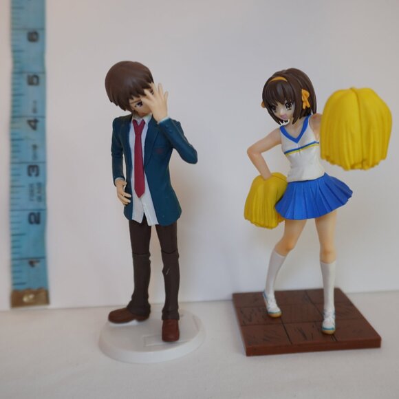 The Melancholy of Haruhi Suzumiya Anime Figure Lot - Japan Import Rare 2000s - Picture 3 of 3